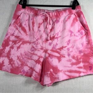 PINK Victoria's Secret Pink Tie-Dye Drawstring Athletic Shorts